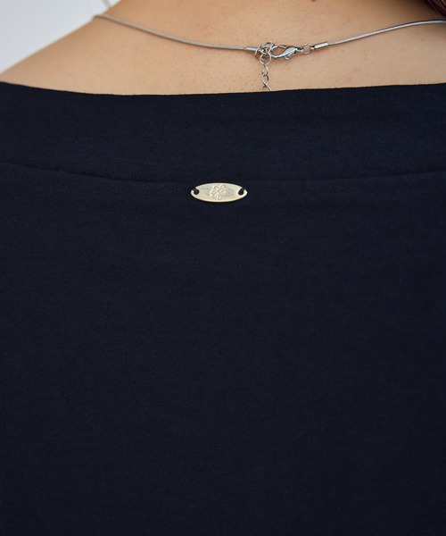 ROPE' PICNIC（ロペピクニック）の「60シルケットボートネックジャケットインナー（Tシャツ/カットソー・レディース・ネイビー/ホワイト・L/M）」の11枚目の写真