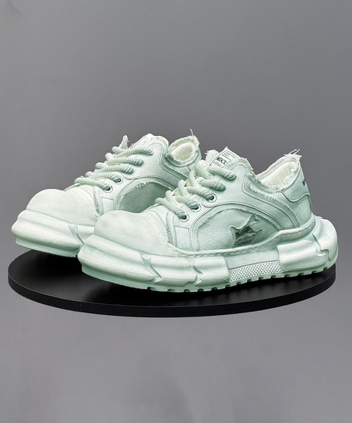 shoes365(シューズスリーシックスファイヴ)の「デニムダッドスニーカー(厚底)(スニーカー・メンズ・ブラック/ライトブルー・27.0cm/26.5cm/26.0cm/25.5cm/25.0cm)」の6枚目の写真