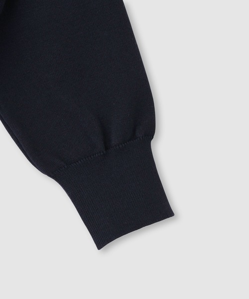 Mac-House(マックハウス)の「milli de l'air ポケット付きポロカーデ(カーディガン/ボレロ・レディース・ブラック/オフホワイト/ピンク/ネイビー・M)」の7枚目の写真