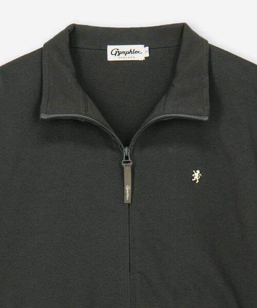GYMPHLEX(ジムフレックス)の「Gymphlex | コットンジャージー ジップブルゾン MEN(ジャージ・メンズ・アイボリー/チャコール・L/M)」の21枚目の写真
