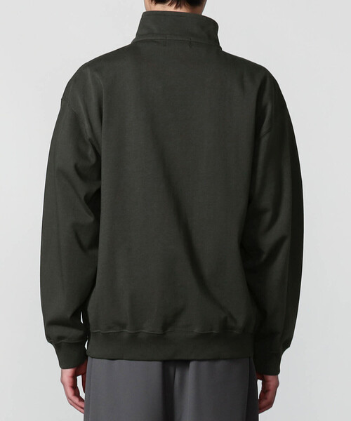 GYMPHLEX(ジムフレックス)の「Gymphlex | コットンジャージー ジップブルゾン MEN(ジャージ・メンズ・アイボリー/チャコール・L/M)」の5枚目の写真