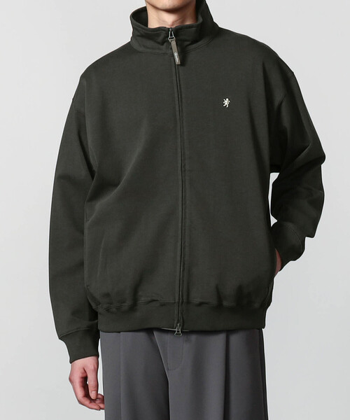 GYMPHLEX(ジムフレックス)の「Gymphlex | コットンジャージー ジップブルゾン MEN(ジャージ・メンズ・アイボリー/チャコール・L/M)」の6枚目の写真