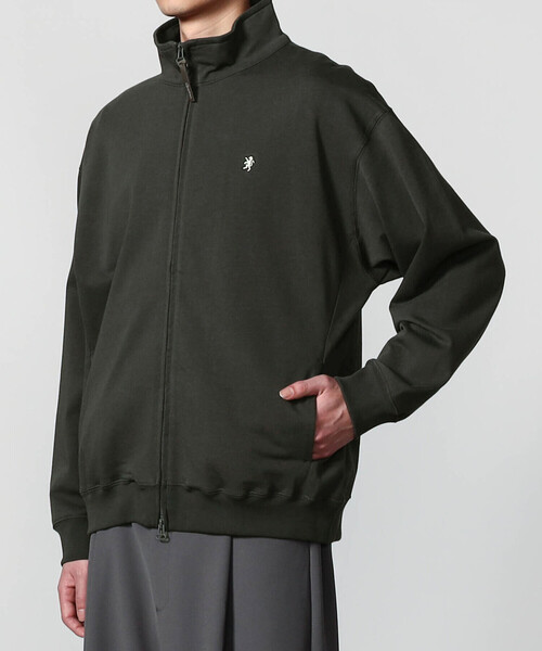 GYMPHLEX(ジムフレックス)の「Gymphlex | コットンジャージー ジップブルゾン MEN(ジャージ・メンズ・アイボリー/チャコール・L/M)」の7枚目の写真
