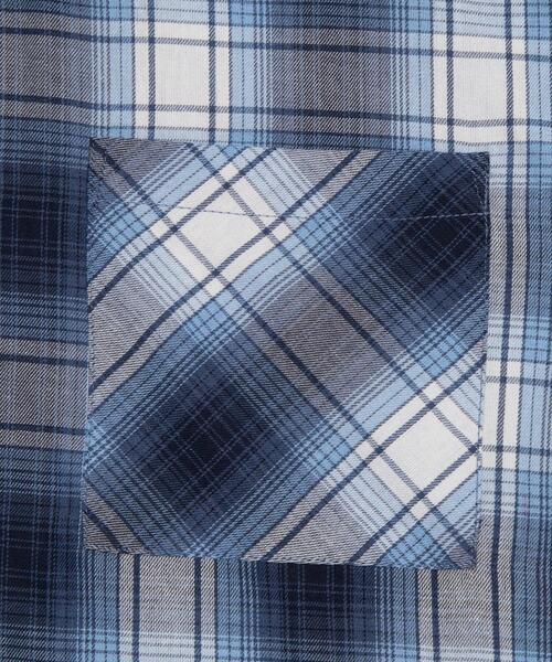 WEGO（ウィゴー）の「WEGO/【26年春新作】オンブレチェックフードシャツ（シャツ/ブラウス・メンズ・ブラック系その他2/ブルー系その他2/レッド系その他2・LARGE/MEDIUM）」の20枚目の写真