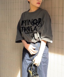 DRAW（ドロー）の「DRAW(ドロー) / MINOR THREAT Tシャツ（Tシャツ/カットソー）」