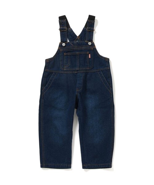 F.O.KIDS（エフオーキッズ）の「デニムオーバーオール_ジュニア対応（サロペット/オーバーオール・キッズ・ネイビー/ブルー・80/90/100/110/120/130/140）」の8枚目の写真