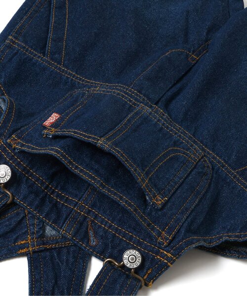 F.O.KIDS（エフオーキッズ）の「デニムオーバーオール_ジュニア対応（サロペット/オーバーオール・キッズ・ネイビー/ブルー・80/90/100/110/120/130/140）」の9枚目の写真