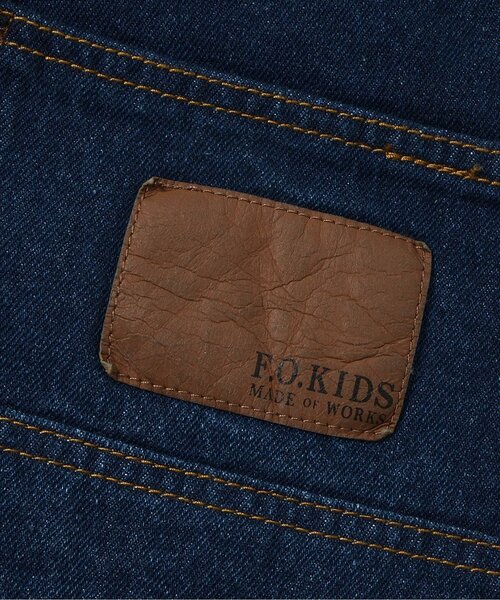 F.O.KIDS（エフオーキッズ）の「デニムオーバーオール_ジュニア対応（サロペット/オーバーオール・キッズ・ネイビー/ブルー・80/90/100/110/120/130/140）」の11枚目の写真