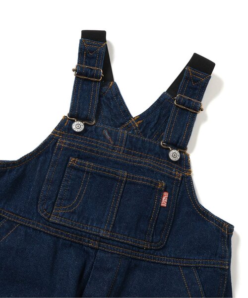 F.O.KIDS（エフオーキッズ）の「デニムオーバーオール_ジュニア対応（サロペット/オーバーオール・キッズ・ネイビー/ブルー・80/90/100/110/120/130/140）」の17枚目の写真