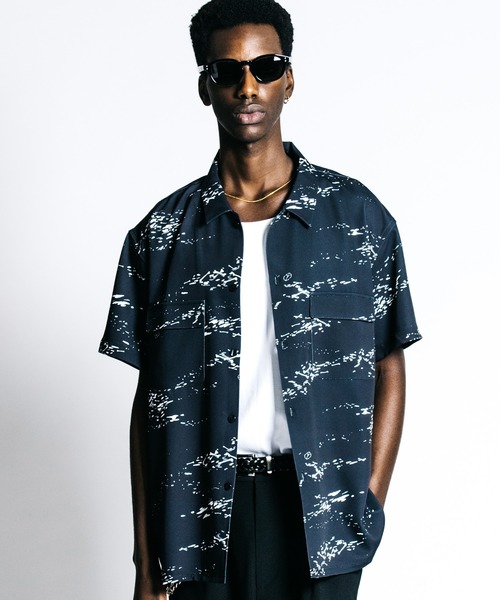 CRIMIE(クライミー)の「UNDERWORLD RIVER ALOHA SHIRT(シャツ/ブラウス・メンズ・ブラック・M/L/XL/XXL)」の1枚目の写真