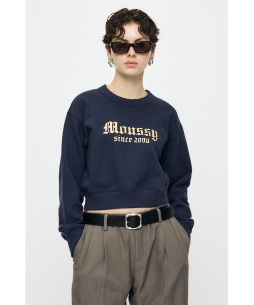 MOUSSY（マウジー）の「【26年SS新作】MOUSSY CLASSIC STONE プルオーバー（スウェット・レディース・ライトイエロー/杢グレー/ネイビー/ホワイト・FREE）」の13枚目の写真