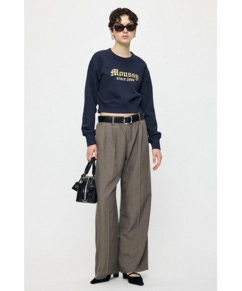 MOUSSY（マウジー）の「【26年SS新作】MOUSSY CLASSIC STONE プルオーバー（スウェット・レディース・ライトイエロー/杢グレー/ネイビー/ホワイト・FREE）」の14枚目の写真
