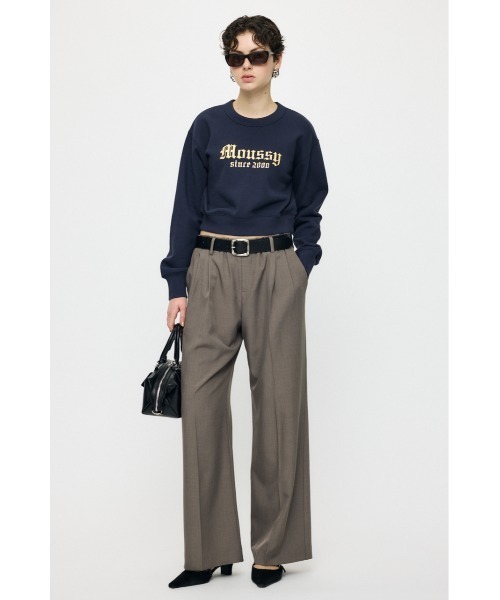 MOUSSY（マウジー）の「【26年SS新作】MOUSSY CLASSIC STONE プルオーバー（スウェット・レディース・ライトイエロー/杢グレー/ネイビー/ホワイト・FREE）」の15枚目の写真