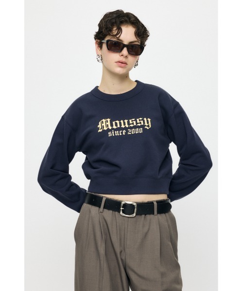 MOUSSY（マウジー）の「【26年SS新作】MOUSSY CLASSIC STONE プルオーバー（スウェット・レディース・ライトイエロー/杢グレー/ネイビー/ホワイト・FREE）」の16枚目の写真