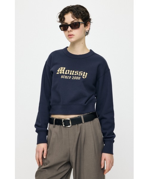 MOUSSY（マウジー）の「【26年SS新作】MOUSSY CLASSIC STONE プルオーバー（スウェット・レディース・ライトイエロー/杢グレー/ネイビー/ホワイト・FREE）」の17枚目の写真
