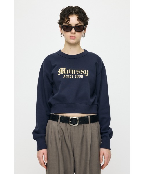 MOUSSY（マウジー）の「【26年SS新作】MOUSSY CLASSIC STONE プルオーバー（スウェット・レディース・ライトイエロー/杢グレー/ネイビー/ホワイト・FREE）」の18枚目の写真