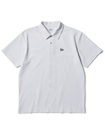 【NEW ERA】半袖 ポロシャツ 鹿の子 ゴルフ S/S Polo Shirt GF SS KANOKO POLO VER LOGO WHI