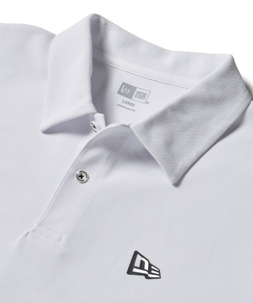 NEW ERA(ニューエラ)の「【NEW ERA】半袖 ポロシャツ 鹿の子 ゴルフ S/S Polo Shirt GF SS KANOKO POLO VER LOGO WHI(ポロシャツ・メンズ・ホワイト・MEDIUM/LARGE/X-LARGE)」の3枚目の写真