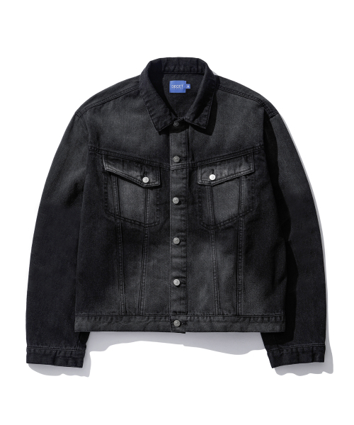 DECET(デケト)の「Denim Trucker Jacket DCJK004Black(デニムジャケット・メンズ・その他・SMALL/MEDIUM/LARGE)」の10枚目の写真