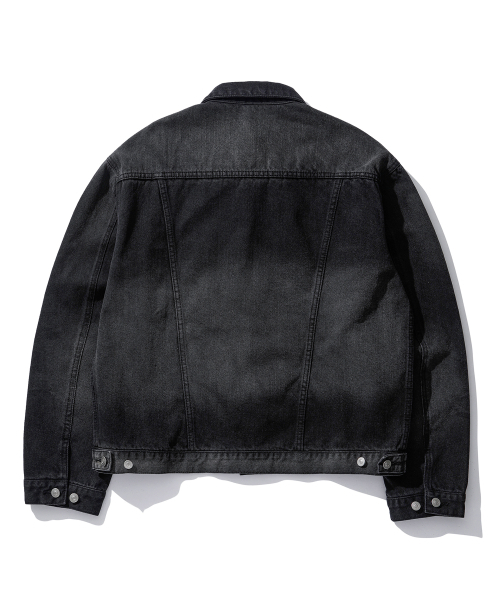 DECET(デケト)の「Denim Trucker Jacket DCJK004Black(デニムジャケット・メンズ・その他・SMALL/MEDIUM/LARGE)」の11枚目の写真