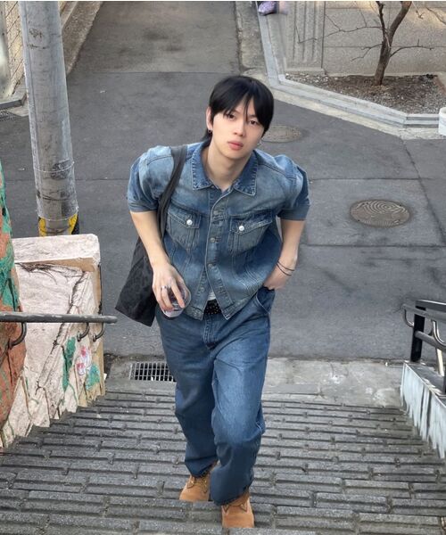 DECET(デケト)の「Denim Trucker Jacket DCJK004Black(デニムジャケット・メンズ・その他・SMALL/MEDIUM/LARGE)」の17枚目の写真