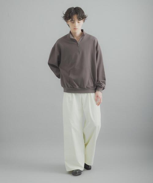 SENSE OF PLACE by URBAN RESEARCH(センスオブプレイスバイアーバンリサーチ)の「サイドタックワイドパンツ(その他パンツ・メンズ・チャコールグレー/ホワイト/ベージュ・LARGE/MEDIUM)」の13枚目の写真