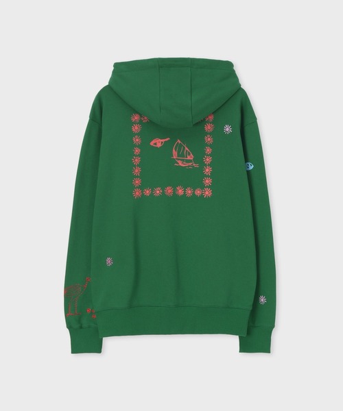 Paul Smith（ポールスミス）の「"Nostalgic Summer" パーカ / 163665 072YE（パーカー・メンズ・グリーン/オフホワイト・MEDIUM/X-LARGE/LARGE）」の5枚目の写真