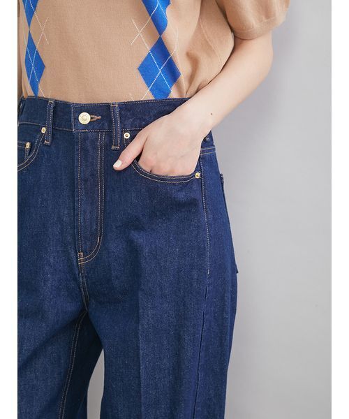 Mila Owen（ミラオーウェン）の「センタープレスマムデニムパンツ（デニムパンツ・レディース・ブラック/インディゴブルー/ライトブルー・00/1/0）」の11枚目の写真
