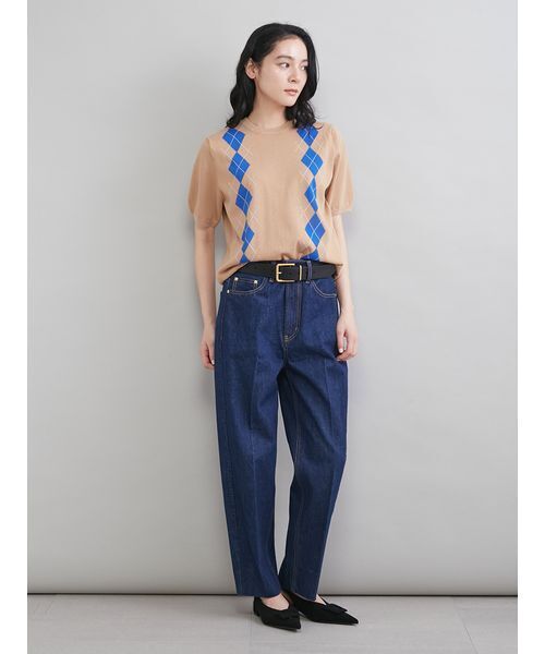 Mila Owen（ミラオーウェン）の「センタープレスマムデニムパンツ（デニムパンツ・レディース・ブラック/インディゴブルー/ライトブルー・00/1/0）」の15枚目の写真