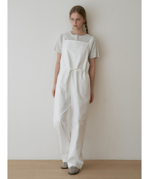 THEMITTEN(ザ・ミトン)の「Caramel overall pants (white)(サロペット/オーバーオール・レディース・その他・FREE)」の3枚目の写真