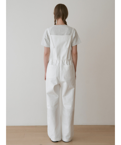 THEMITTEN(ザ・ミトン)の「Caramel overall pants (white)(サロペット/オーバーオール・レディース・その他・FREE)」の6枚目の写真