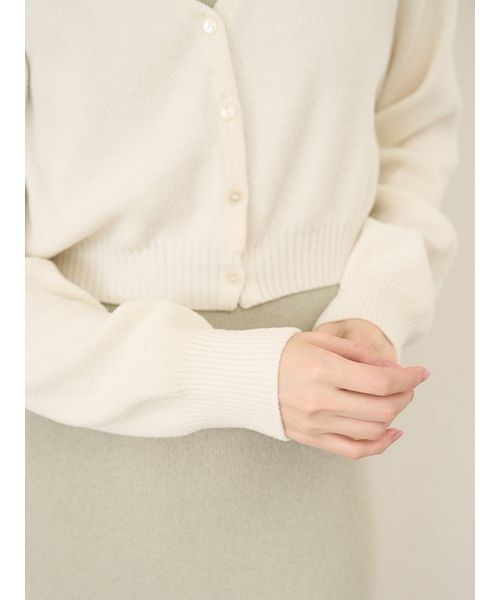 SNIDEL HOME（スナイデルホーム）の「カーディガン×ワンピースセット（ルームウェア/パジャマ・レディース・ピンク/オフホワイト/モカ/ミント・F）」の21枚目の写真