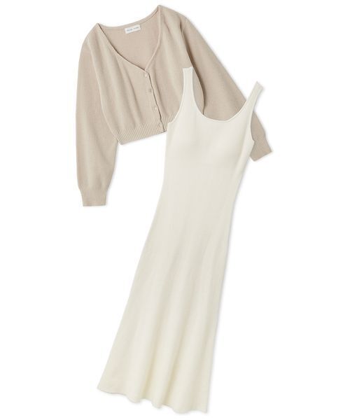 SNIDEL HOME（スナイデルホーム）の「カーディガン×ワンピースセット（ルームウェア/パジャマ・レディース・ピンク/オフホワイト/モカ/ミント・F）」の13枚目の写真