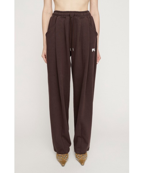 SLY（スライ）の「FILA x SLY BARREL LEG SW PT フィラスライバレルレッグスウェットパンツ 春服（スウェットパンツ・レディース・ブラウン/ネイビー系・FREE）」の8枚目の写真