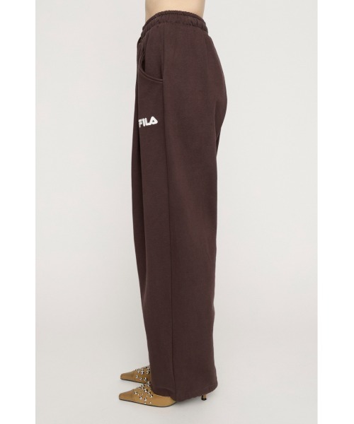 SLY（スライ）の「FILA x SLY BARREL LEG SW PT フィラスライバレルレッグスウェットパンツ 春服（スウェットパンツ・レディース・ブラウン/ネイビー系・FREE）」の9枚目の写真