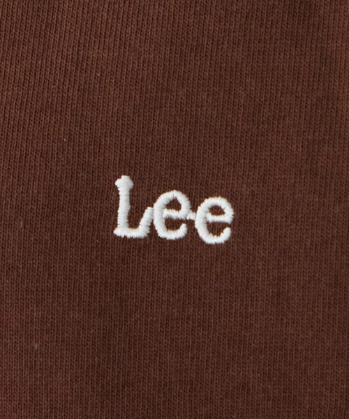 Lee(リー)の「Lee/リー ラウンドヘム ロングスリーブTシャツ(Tシャツ/カットソー・レディース・ブラック/ホワイト/ブラウン・MEDIUM/SMALL)」の18枚目の写真