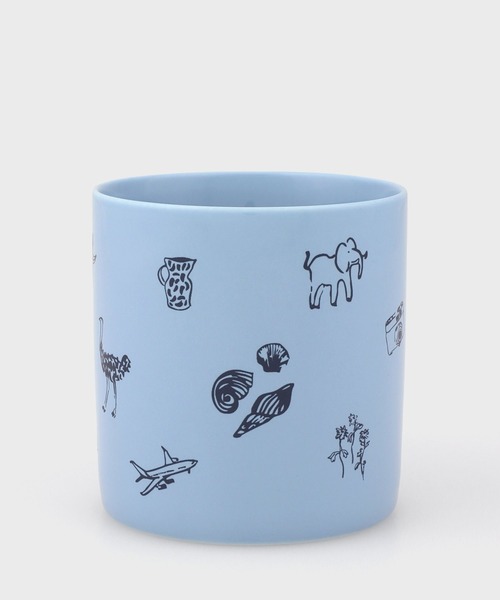 Paul Smith(ポールスミス)の「“Travel Print” マグカップ【160980 60A】(グラス/マグカップ/タンブラー・メンズ・ライトブルー・FREE)」の2枚目の写真