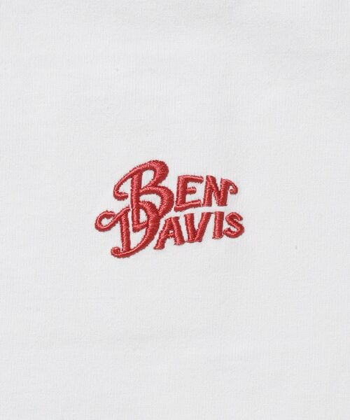 BEN DAVIS（ベンデイビス）の「【BEN DAVIS（ベンデイビス）】RIDERS RAGLAN L/S TEE / ロンT クルーネック ラグラン 七分丈 長袖 レギュラーシルエット プリント（Tシャツ/カットソー・メンズ・ブラック/ネイビー・MEDIUM/LARGE/X-LARGE）」の4枚目の写真
