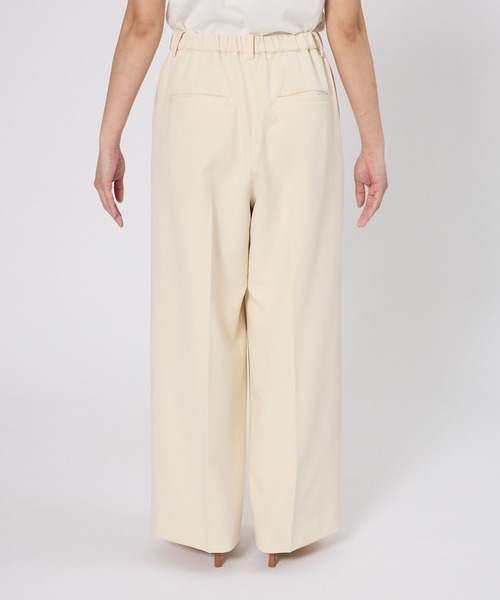 BARNYARDSTORM（バンヤードストーム）の「BARNYARDSTORM / 二重織ワイドパンツ / マシンウォッシャブル（その他パンツ・レディース・ライトグレー/オフホワイト/キャメル・M/S）」の15枚目の写真