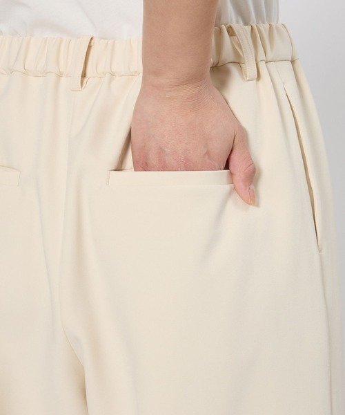 BARNYARDSTORM（バンヤードストーム）の「BARNYARDSTORM / 二重織ワイドパンツ / マシンウォッシャブル（その他パンツ・レディース・ライトグレー/オフホワイト/キャメル・M/S）」の19枚目の写真