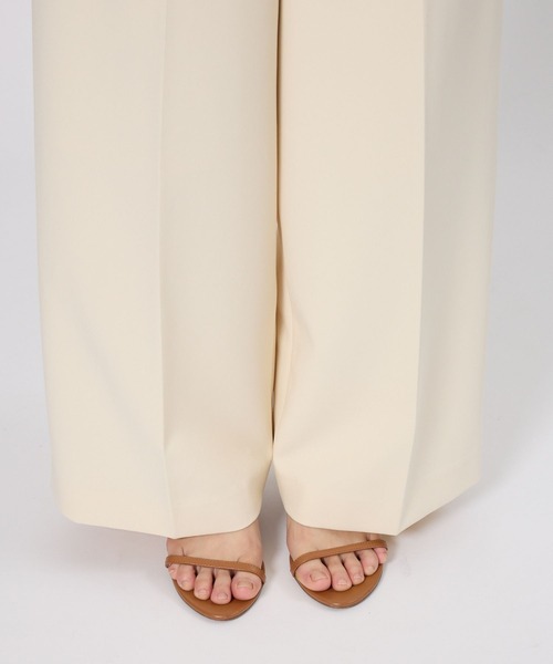 BARNYARDSTORM（バンヤードストーム）の「BARNYARDSTORM / 二重織ワイドパンツ / マシンウォッシャブル（その他パンツ・レディース・ライトグレー/オフホワイト/キャメル・M/S）」の20枚目の写真