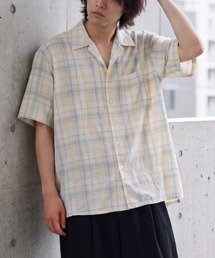 INDIVIDUALIZED SHIRTS（インディビジュアライズドシャツ）の「【SE1】【INDIVIDUALIZED SHIRTS/インディビジュアライズドシャツ】 CUSTUM CAMPCOLLARCHECK SS SHIRT（シャツ/ブラウス）」