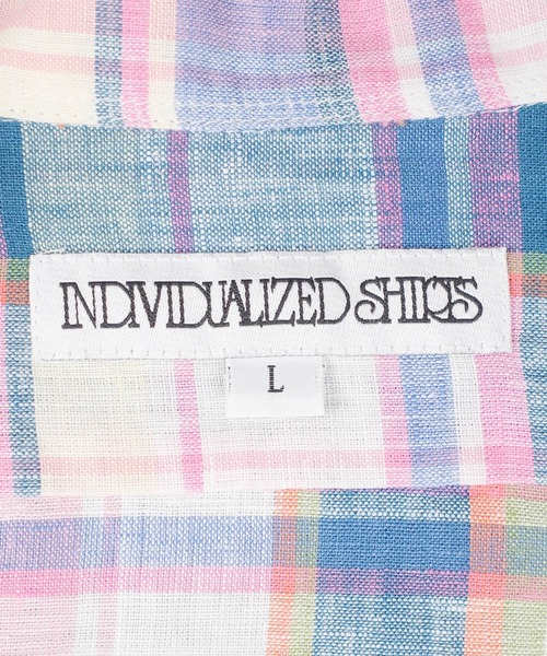 INDIVIDUALIZED SHIRTS（インディビジュアライズドシャツ）の「【SE1】【INDIVIDUALIZED SHIRTS/インディビジュアライズドシャツ】 CUSTUM CAMPCOLLARCHECK SS SHIRT（シャツ/ブラウス・メンズ・Yellow/PINK/ライトイエロー・L/M）」の7枚目の写真