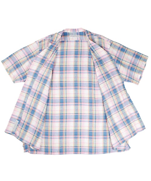 INDIVIDUALIZED SHIRTS（インディビジュアライズドシャツ）の「【SE1】【INDIVIDUALIZED SHIRTS/インディビジュアライズドシャツ】 CUSTUM CAMPCOLLARCHECK SS SHIRT（シャツ/ブラウス・メンズ・Yellow/PINK/ライトイエロー・L/M）」の9枚目の写真
