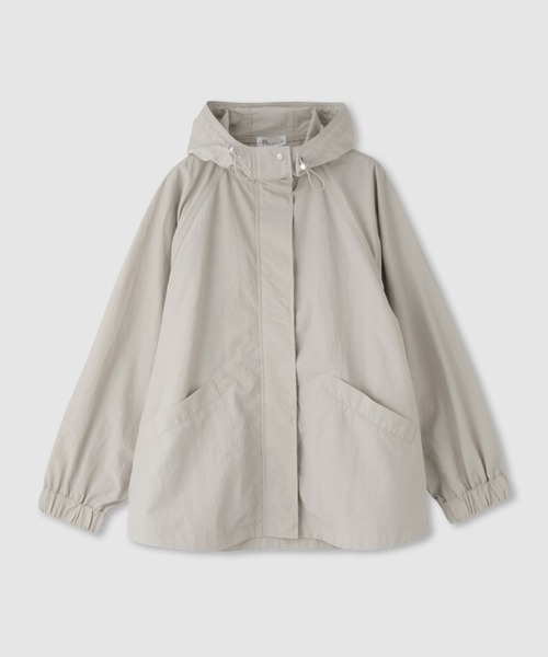 Mac-House(マックハウス)の「Free nature フード付きナイロンマウンテンパーカー(パーカー・レディース・ブラック/グレイッシュベージュ・M/L)」の12枚目の写真