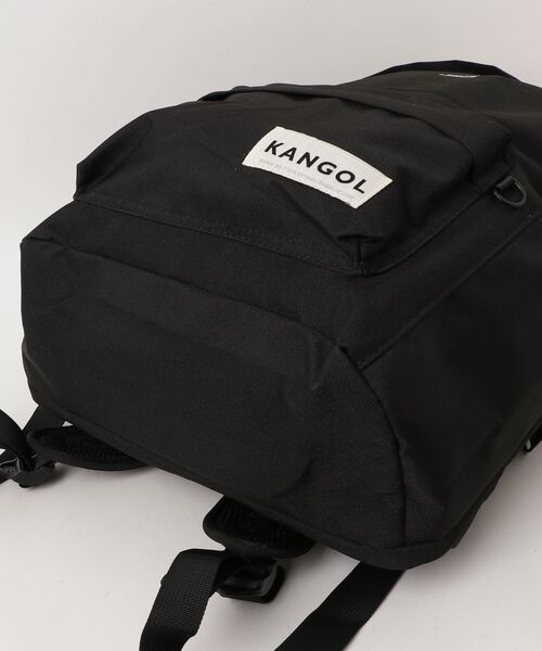 KANGOL（カンゴール）の「"06"≪KANGOL≫6ポケット/15L ボックスロゴ バックパック（バックパック/リュック・メンズ・ブラウン/ライトグレー/ブラック・ONE SIZE）」の5枚目の写真