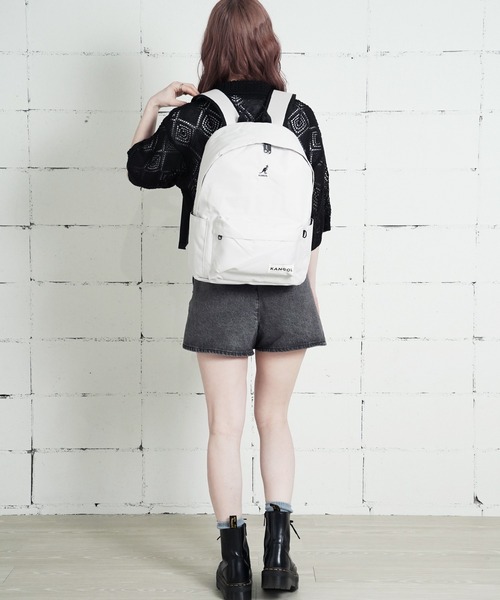 KANGOL（カンゴール）の「"06"≪KANGOL≫6ポケット/15L ボックスロゴ バックパック（バックパック/リュック・メンズ・ブラウン/ライトグレー/ブラック・ONE SIZE）」の9枚目の写真