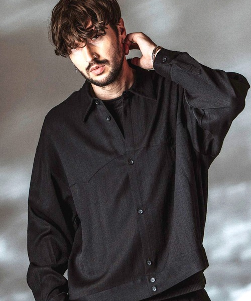 NO ID.(ノーアイディ)の「【NO ID.】Dry Crossover Shirt / ドライクロスオーバーシャツ(シャツ/ブラウス・メンズ・ホワイト/ブラック/その他23・ONE SIZE)」の3枚目の写真