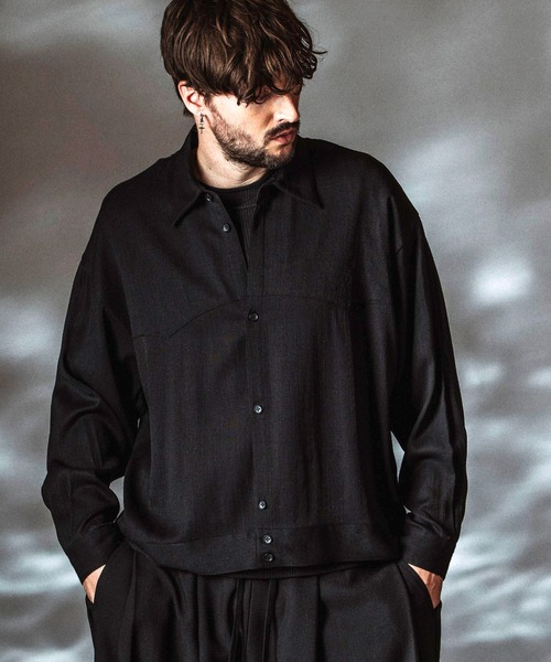 NO ID.(ノーアイディ)の「【NO ID.】Dry Crossover Shirt / ドライクロスオーバーシャツ(シャツ/ブラウス・メンズ・ホワイト/ブラック/その他23・ONE SIZE)」の18枚目の写真