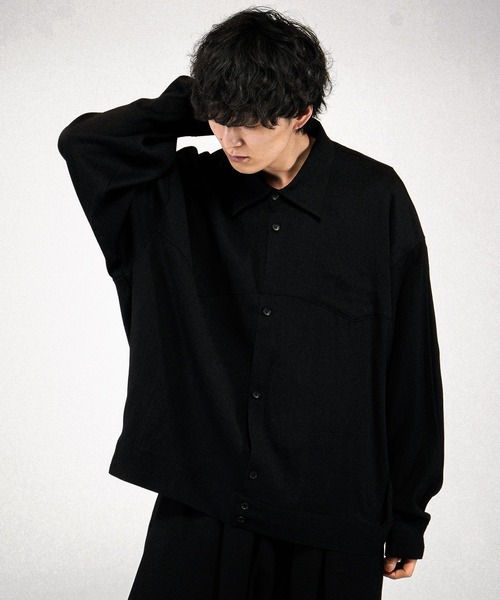 NO ID.(ノーアイディ)の「【NO ID.】Dry Crossover Shirt / ドライクロスオーバーシャツ(シャツ/ブラウス・メンズ・ホワイト/ブラック/その他23・ONE SIZE)」の8枚目の写真
